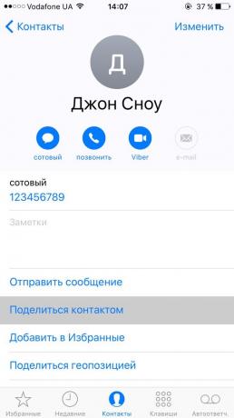 Wie Kontakte vom iPhone auf dem iPhone mit dem mobilen App „Kontakte“ kopieren