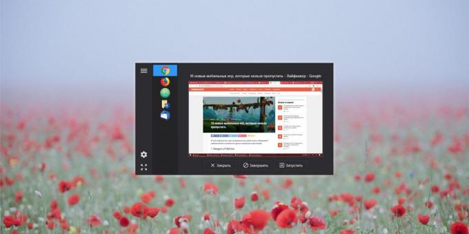 Wechsel zwischen Fenstern in Windows 10 auf Ihren Geschmack angepasst werden