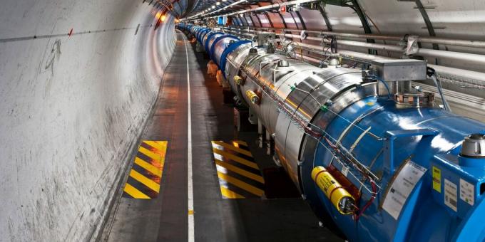Fragment des LHC, Sektor 3-4 des Large Hadron Collider