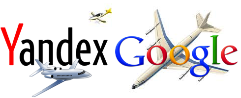 Wie verwende ich Google oder Yandex den gewünschten Flug finden
