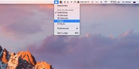 Lungo - ein kostenloses Dienstprogramm, das nicht Ihrem Mac zu schlafen lassen