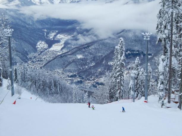 Skigebiete in Russland: Sochi (Krasnaja Poljana)