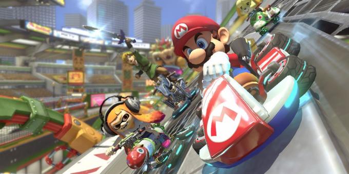 Spiele auf dem Nintendo Switch: Mario Kart 8 Deluxe