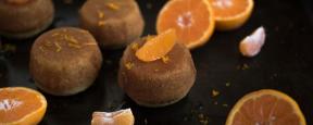 Mandarinenmuffins mit Zitrussirup