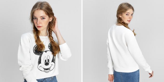 Sweatshirt mit Mickey Mouse O'Stin
