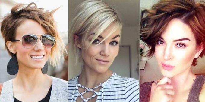 Trendy Damen-Frisuren 2019: extrem nachgewachsen pixies
