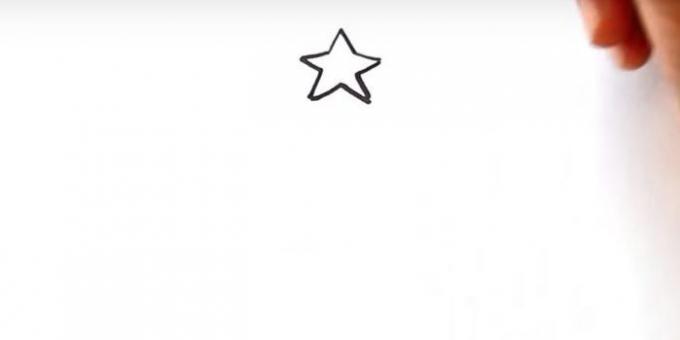 Zeichnen Sie einen Stern