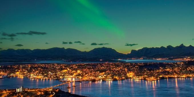 Die Bewohner der Stadt Tromsø ist sehr selten aus saisonaler Depression leiden, trotz der Nacht vor dem Fenster 