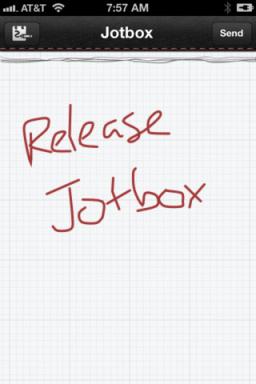 Jotbox - bringen Sie in dringenden Notizen E-Mail