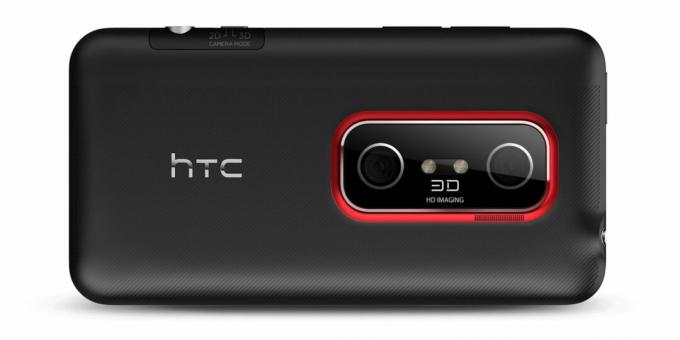 Das HTC Evo 3D verfügt über zwei Kameras