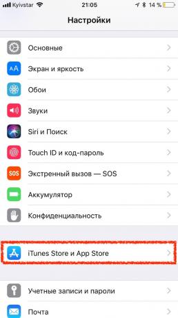 App Store in iOS 11: Einstellungen
