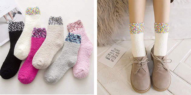 Schöne Socken: Warme Socken der Frauen