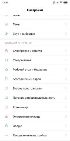 Profil auf Android OS: Setup