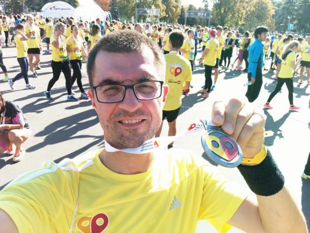 Alexander Khoroshilov am Moskaueren Marathon