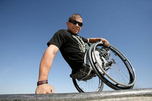 Extreme Rollstuhl-Athlet (2)