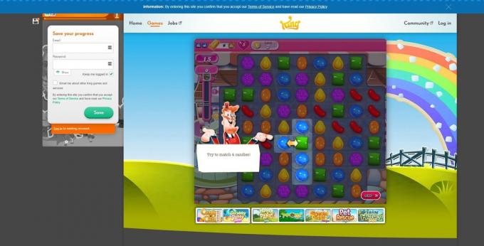 Online-Puzzlespiele: Candy Crush Saga