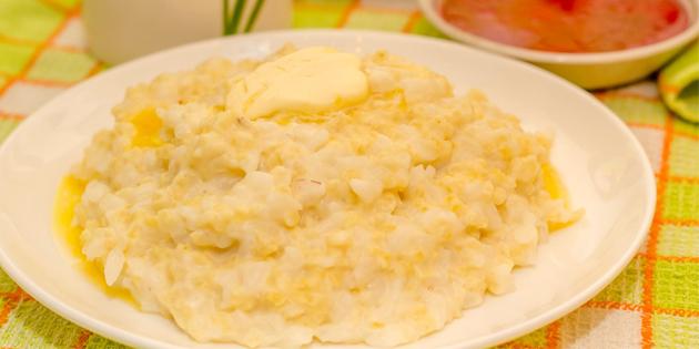 Rezepte für Multivarki: Porridge „Druschba“ 