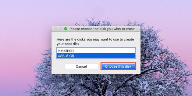 Wie man ein bootfähigen USB-Flash-Laufwerk mit macOS machen