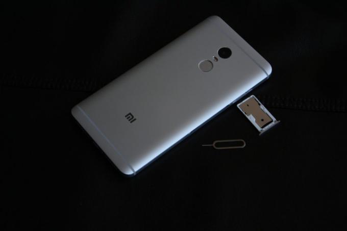 Xiaomi Redmi Hinweis 4: Der Steckplatz für die SIM