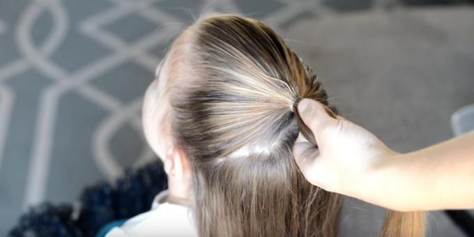 Frisuren für Mädchen im neuen Jahr: Machen Sie den Schwanz