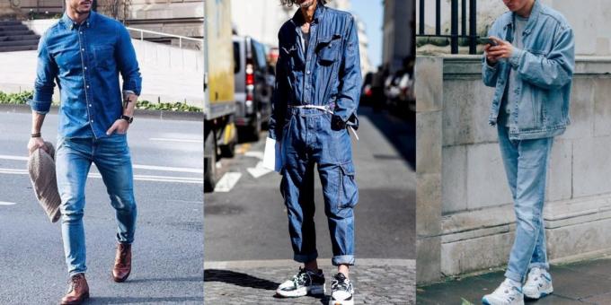 Mode für Männer: Anzüge Jeans
