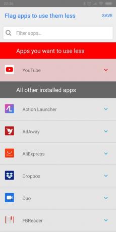 Launcher für Android: Siempo (Apps Sie wollen weniger verwenden)