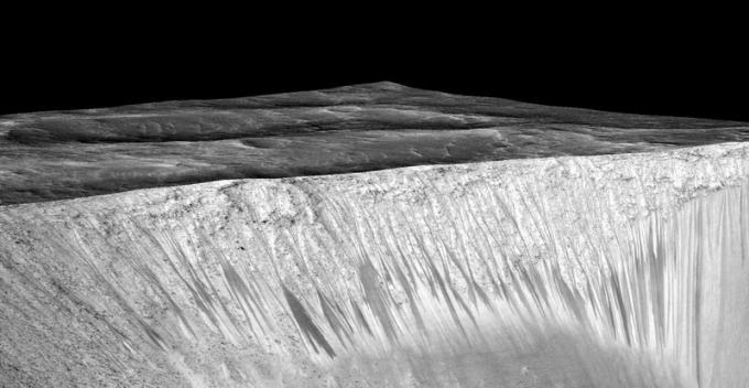 Wasser auf dem Mars gibt es in flüssiger Form