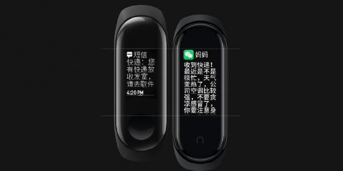 Vergleichen Anzeigen Xiaomi Mi Band 3 und Band 4 Mi
