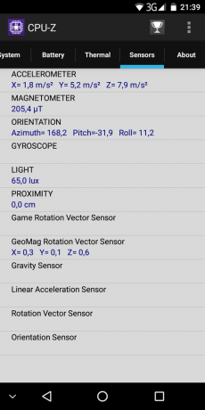 Leagoo S8: Sensoren