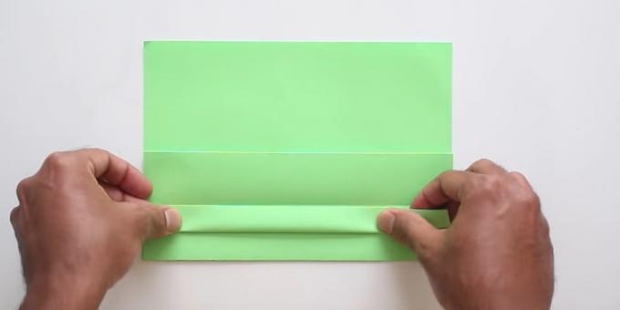 Umschlag mit den Händen ohne Leim: make Streifen