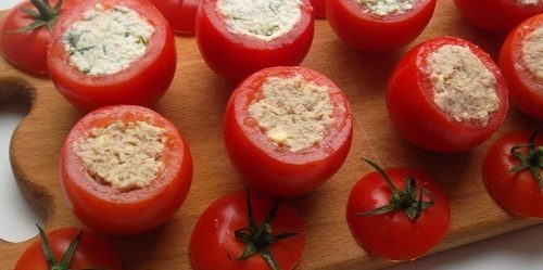 Tomaten mit Lebertran gestopft