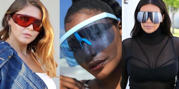 Frauen-Sonnenbrille Maske