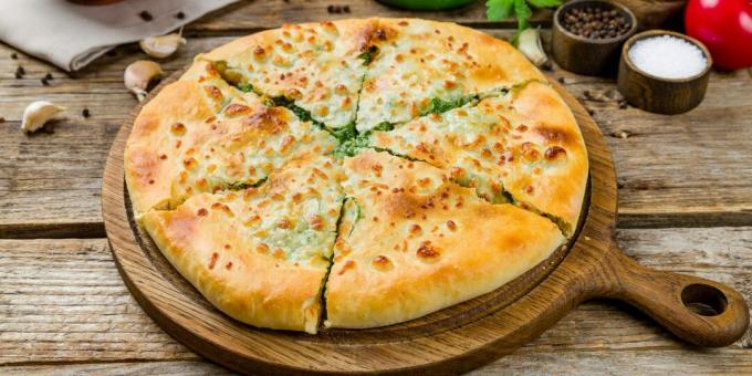 Khachapuri mit Spinat