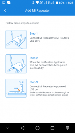 MiWiFi Router: Hinzufügen von Mi WiFi-Verstärker