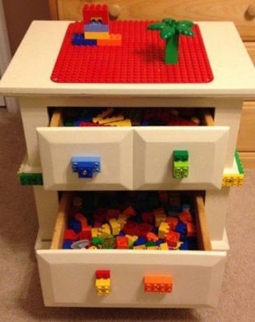 Lego Tabelle von Tabellen