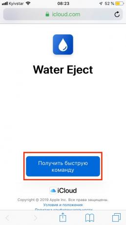 Wenn das Wasser steigt in das iPhone: Wasser Eject-Eingabeaufforderung