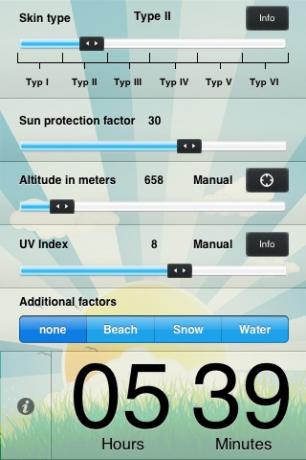 Behalten Sie den Überblick über Zeit in der Sonne und den Wasserspiegel im Körper mit Hilfe von iPhone