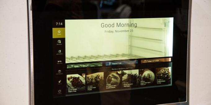 Die Ausstellung CES-2019: Whirlpool Connected Hub Wand-Ofen