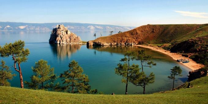Schöne Orte in Russland. Baikal