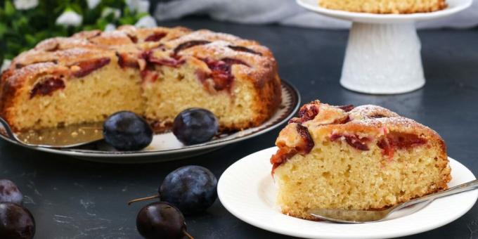 Einfacher Pflaumenkuchen