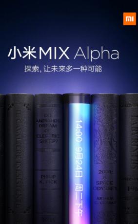 Teaser rahmenlos Mi Mix Alpha