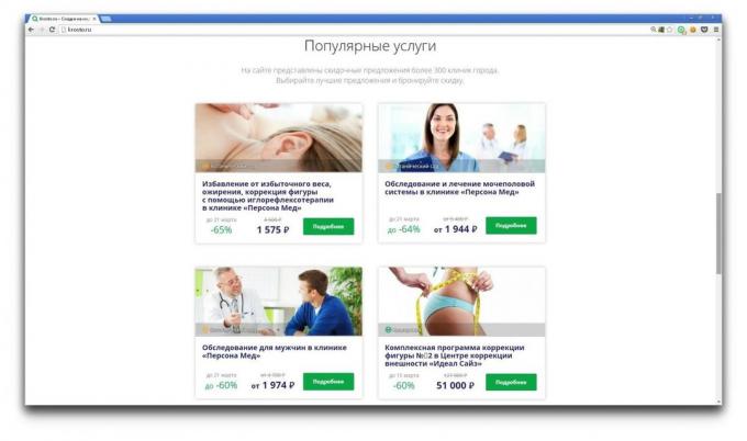 Krosto.ru: beliebte Dienste