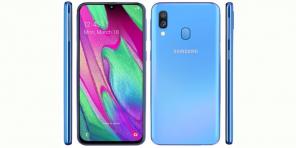 Samsung stellte das Galaxy A40 - kompakte und erschwingliche Smartphone mit NFC und Android 9.0