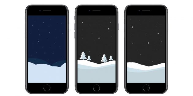Original iPhone Tapete: Weihnachtsstimmung