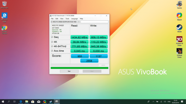 Asus Vivobook S15: Leistung