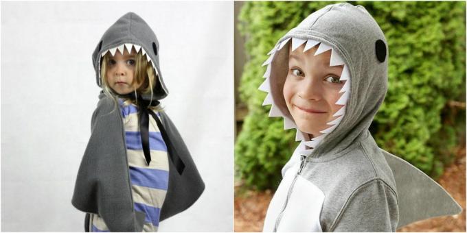 Wie man einen Hai Kostüm machen