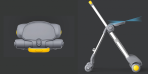Koffer Rollstuhl Xiaomi können mit Kindern reisen