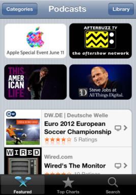 Podcasts - eine neue Stand-alone-Anwendung für das Apple-Podcasts