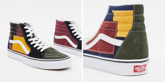 Vans Patchwork Sk8 Trainer