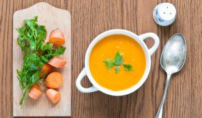 Suppen-Püree mit Rüben und Karotten